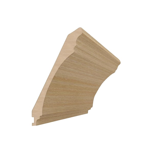 Washington Franklin Hargrove 4 in. W x 4 in. D x 96 in. H in Vanguard Oak Crown Molding