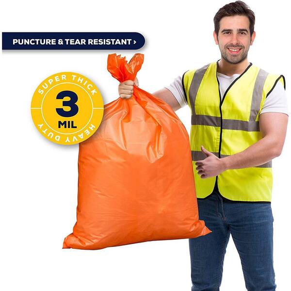 PCSJHRN Trash Bags 28x45 0.58 Mil NATURAL