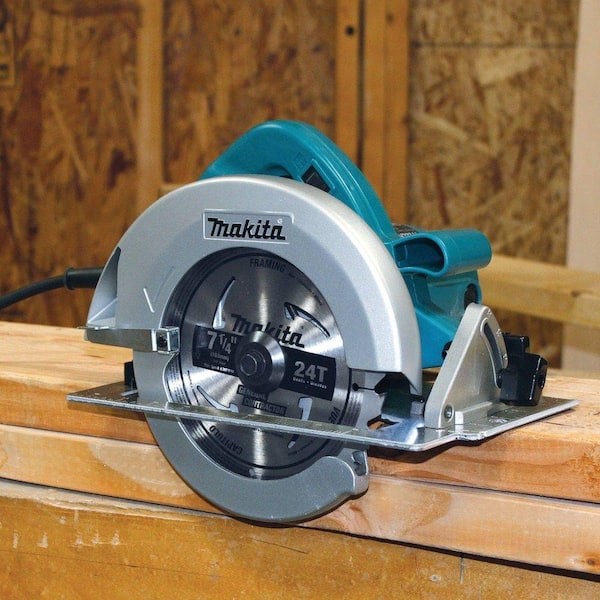 Details about   Makita Circular Saw 7-1/4 inch 15 Amp Motor Keyed 24T Carbide Blade Corded Teal 