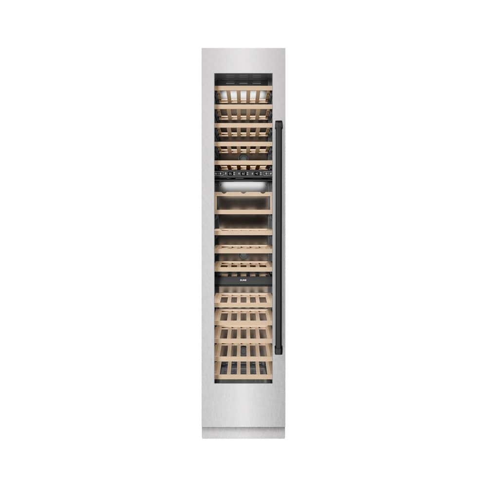 Autograph Edition 18 in. Satin Triple Zone 68 Bottle Left Hinge Column Wine Cooler with Matte Black Accents price history on PriceWatchPro