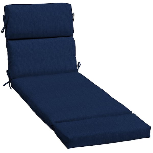 Outdoor Chaise Lounge Cushion, Sunbrella Lounge Chair Cushions Blue