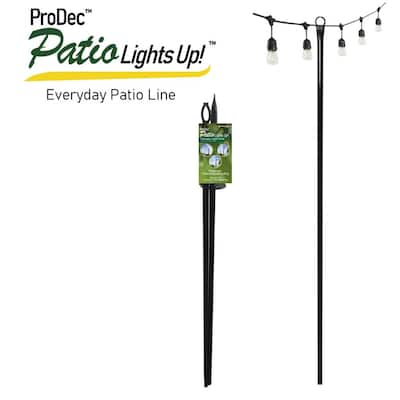 Newhouse Lighting STRINGKIT2 Stainless Steel Hanging/Suspension Kit With Vinyl Coated Wire For Outdoor Patio Lights Up To 48 Ft. Inc