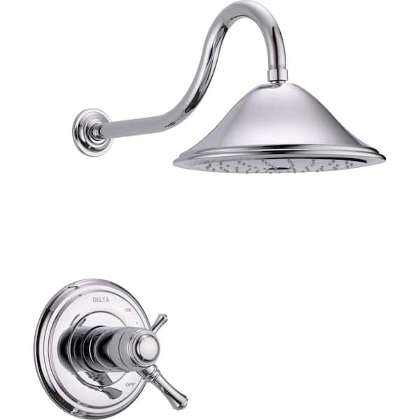 Delta Cassidy TempAssure 17T Series 1-Handle Shower Faucet Trim Kit Only in Chrome (Valve Not Included)