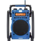 AM/FM Ultra Rugged Digital Tuning Radio in Blue