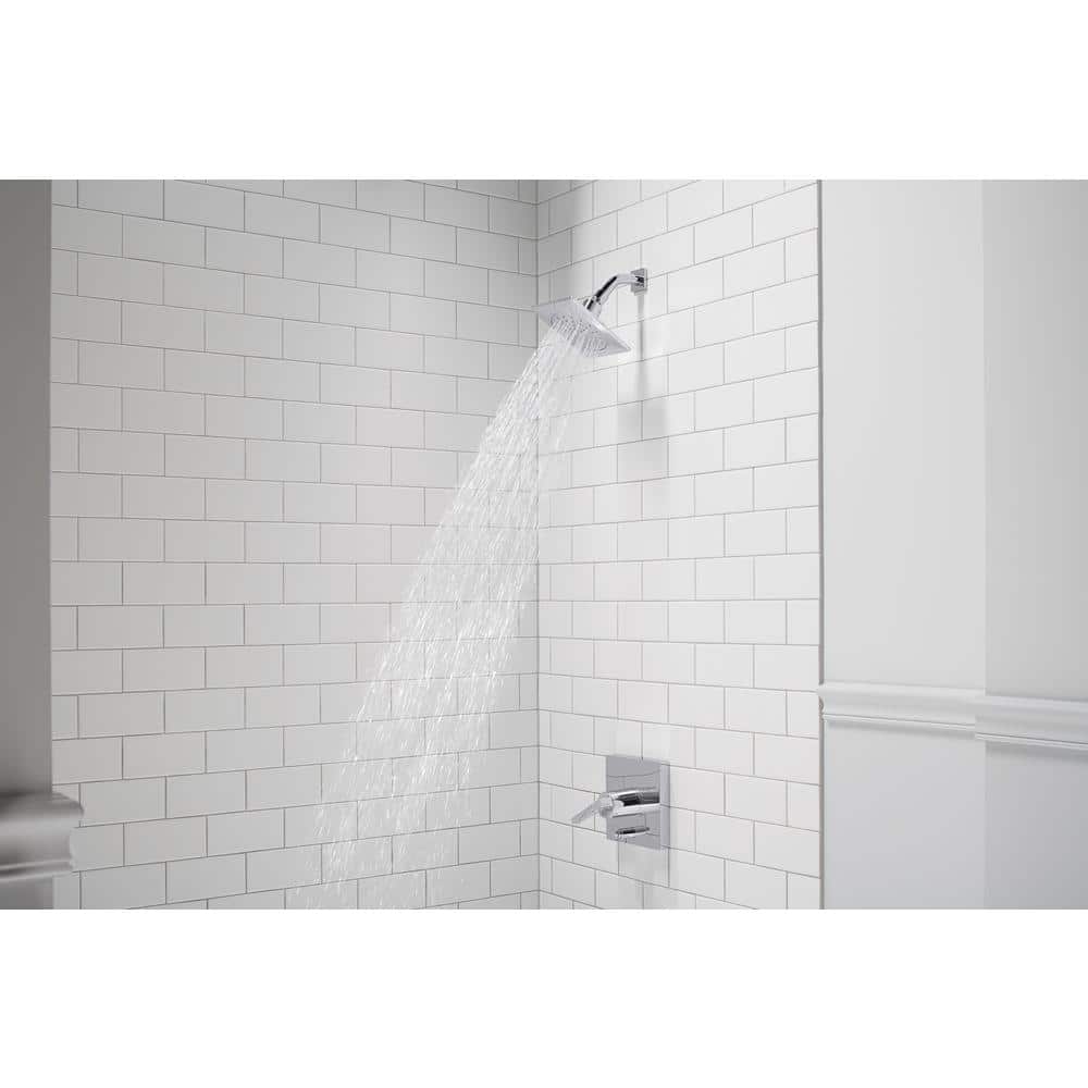 Honesty Polished Chrome Square Wall-Mounted Shower Trim Kit