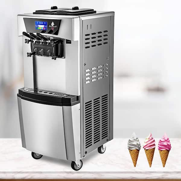 VEVOR Commercial Ice Cream Machine To Per Hour Soft Serve With LED