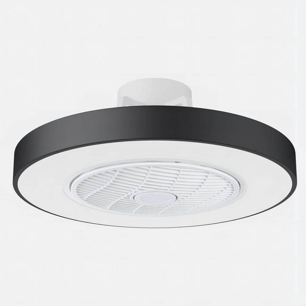 Bronze 19.6'' Low Profile LED Ceiling Fan with Remote