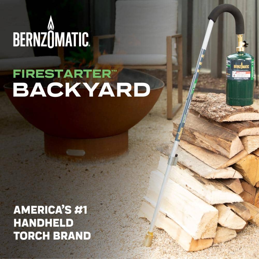Bernzomatic 36" Silver and Black Propane Backyard Torch