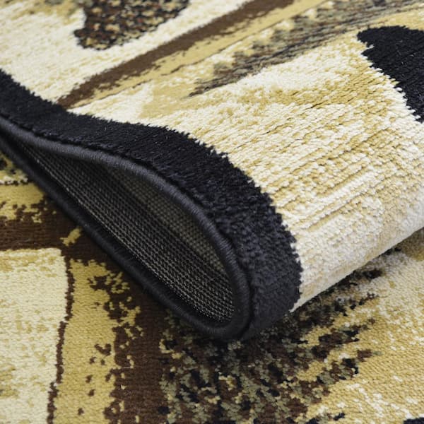 Hearthside Toccoa Lodge Multi 2 ft. x 8 ft. Woven Animal Print Polypropylene Rectangle Area Rug