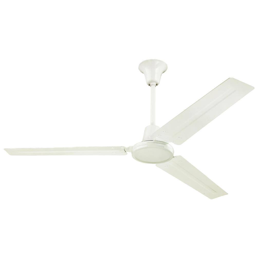Industrial/Commercial Garage/Shop 56-Inch Ceiling Fan Box System Brushed Nickel 
