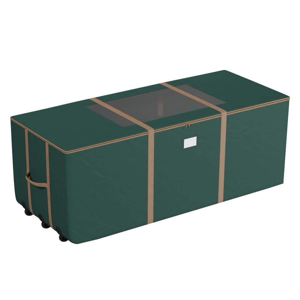 Green Rolling Christmas Tree Storage Bag with Reinforced Handles