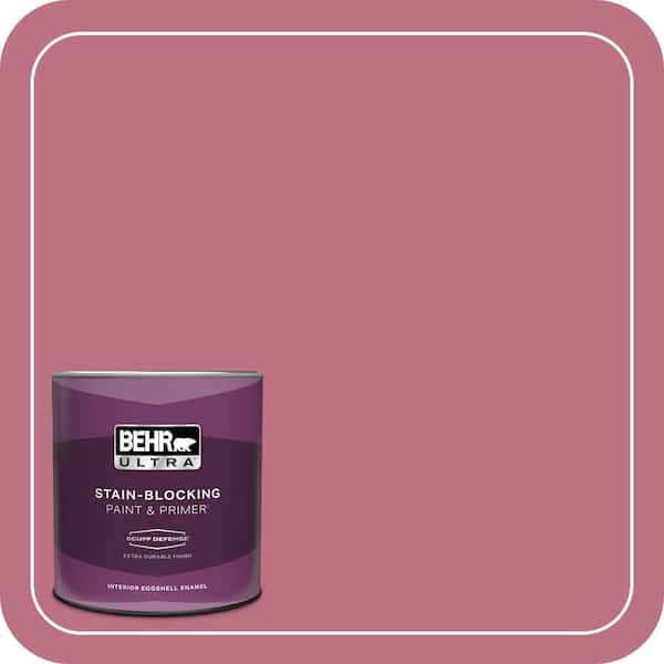BEHR ULTRA 1 qt. #MQ1-08 Smell the Roses Extra Durable Eggshell Enamel Interior Paint & Primer