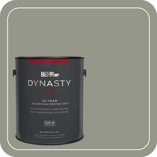 BEHR DYNASTY 1 gal. #ECC-36-1 Shady Willow Flat Exterior Stain-Blocking Paint & Primer