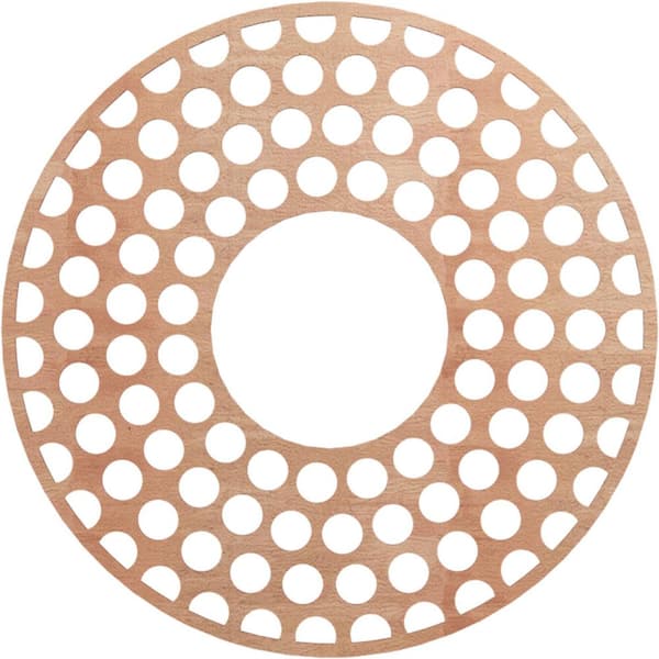 Ekena Millwork 0.375 in. x 40 in. x 40 in. Wood Medallion Moulding