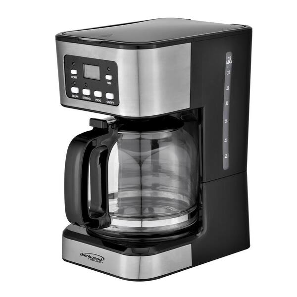 Brentwood Appliances 12-Cup Black Digital Coffee Maker-TS-222BK - The ...