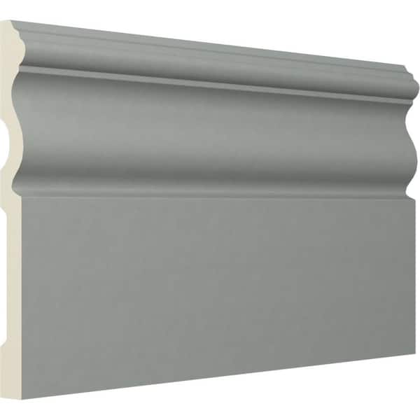 5/8 in. x 5-7/8 in. x 94-1/2 in. Polyurethane Bradford Baseboard Moulding
