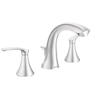 Darcy 8 in. Widespread 2-Handle High-Arc Bathroom Faucet in Chrome