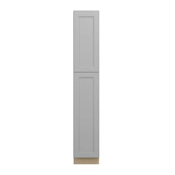 Unbranded Rockingham Recessed 15 in. W x 90 in. H x 24 in. D in Painted Stratus Plywood Assembled Pantry Cabinet