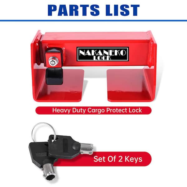 Heavy Duty Combination Padlock, Semi-Trailer Door Lock, Anti-Theft, Rust-Proof, Bolt Cutter Resistant