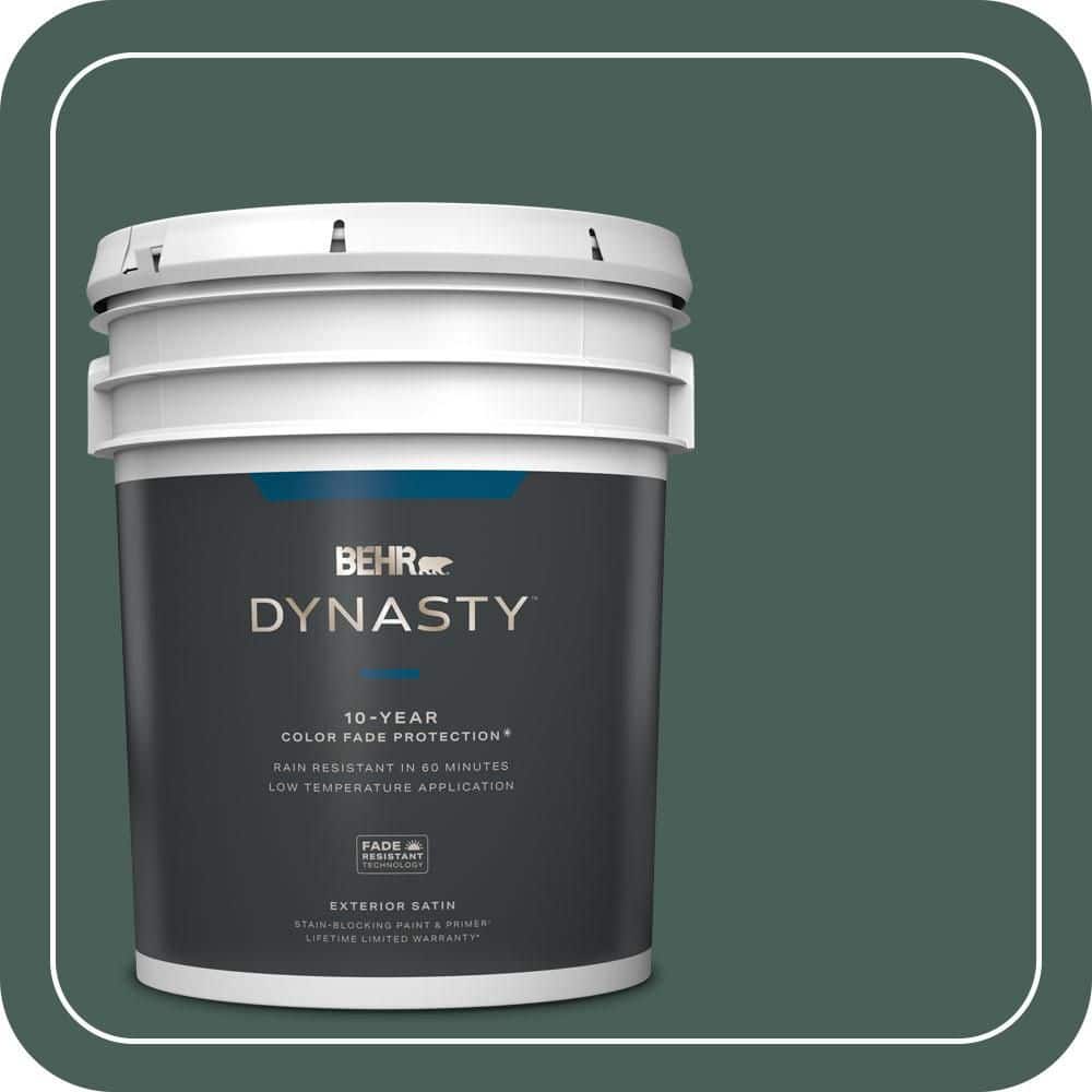 5 gal. #ICC-86 New Hunter Satin Enamel Exterior Stain-Blocking Paint & Primer price history on PriceWatchPro