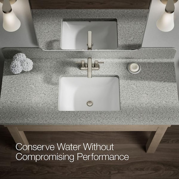 KOHLER Ashan 4 in. Centerset 2-Handle Bathroom Faucet in Vibrant