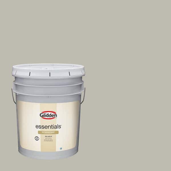 Glidden Essentials 5 gal. PPG0998-2 Hikers Paradise Satin Exterior Paint