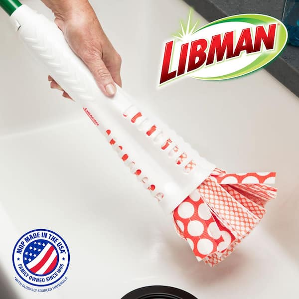 Wonder Microfiber Wet Mop with Built-in Wringer (2-Pack)