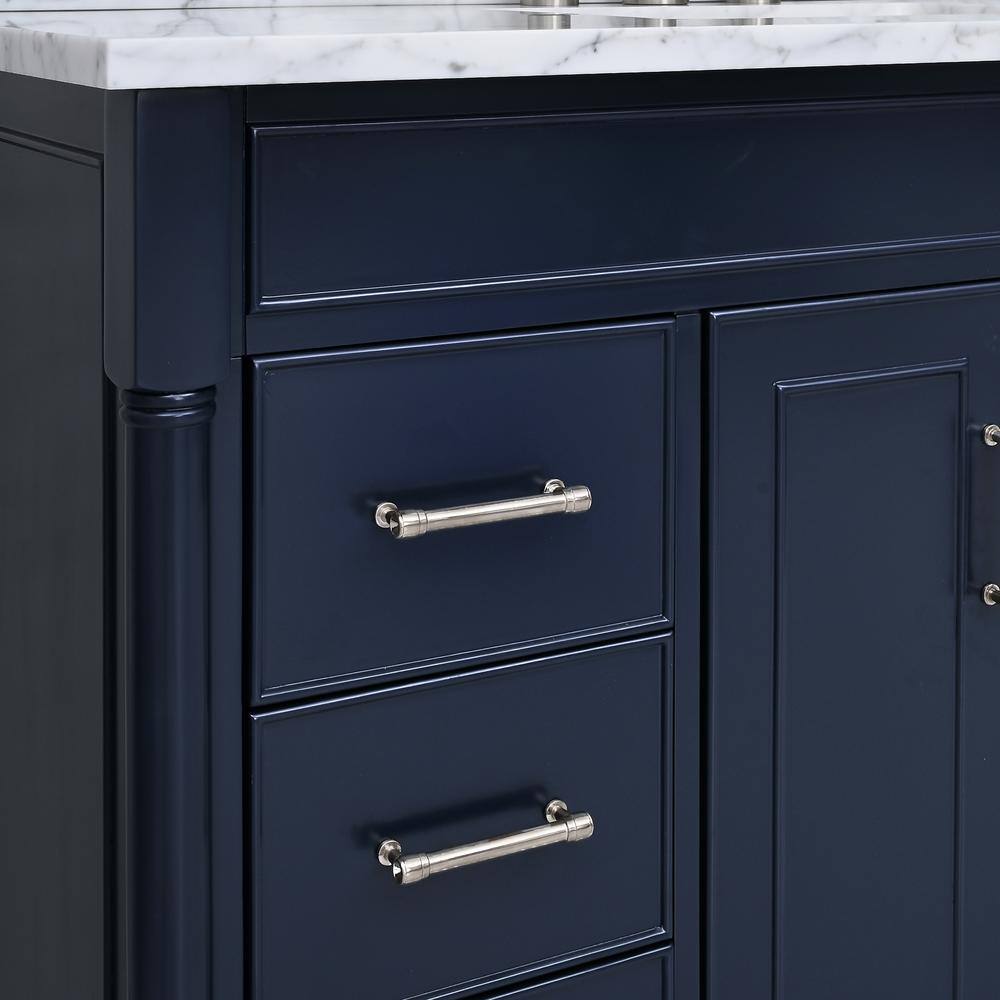 Bristol 48" Navy Blue Single Freestanding Vanity Cabinet
