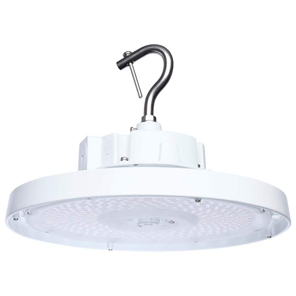 1 ft. 120/100/80 Wattage, CCT & Beam Angle Selectable Integrated LED White UFO High Bay Light, 120-347 Volt price history on PriceWatchPro