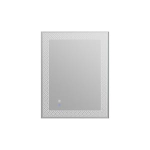 28 in. W x 36 in. H Rectangular Frameless Wall Mounted Bathroom Vanity Mirror with Stepless Dimmer and Anti-Fog