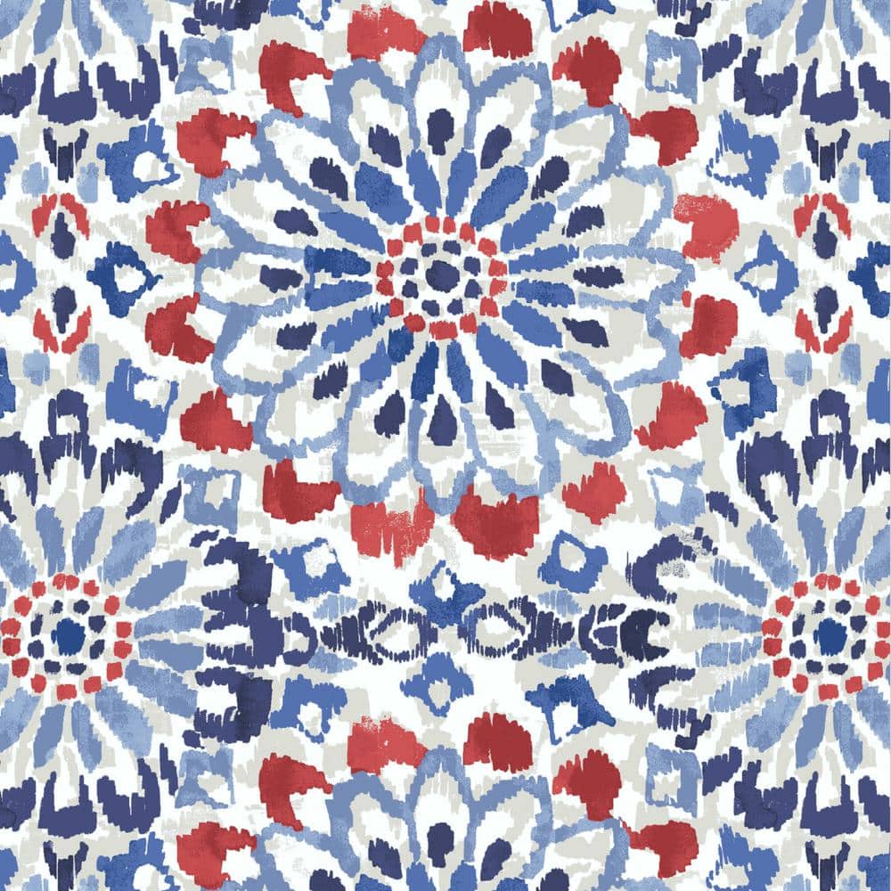 Clark Blue Outdoor Tufted Deep Seat Cushion Set with Printed Pillow
