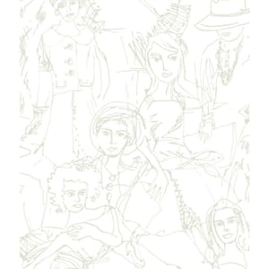 Vogue Sketches Peel and Stick Wallpaper (Covers 28.18 sq. ft.)