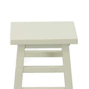 O'Malley 23.75 in. Antique White Bar Stool