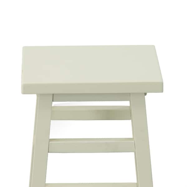Carolina Cottage O'Malley 23.75 in. Antique White Bar Stool