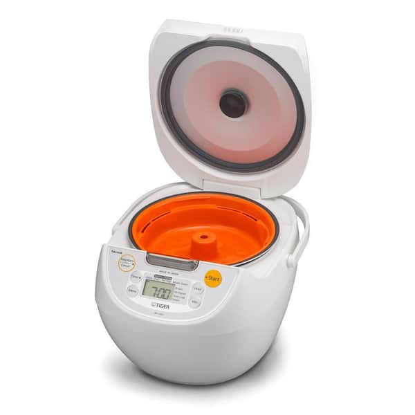 Tiger Micom 10-Cup White Rice Cooker with Tacook Cooking Plate JBV