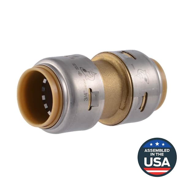 Max 3/4 in. Push-to-Connect Brass Coupling Fitting