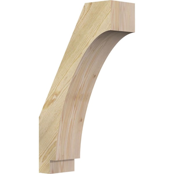 6"W x 16"D x 28"H Imperial Rough Sawn Knee Brace, Douglas Fir