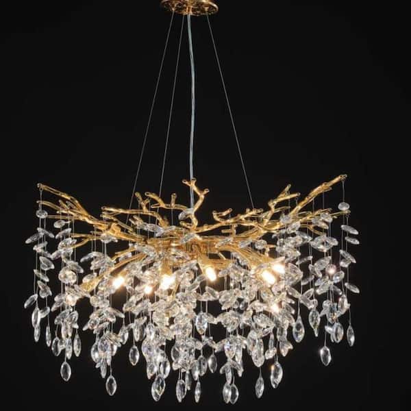 Modern Chandelier 30 in.18-Lights Gold Chandelier for Dining Room, Living Room, Foyer, Bedroom