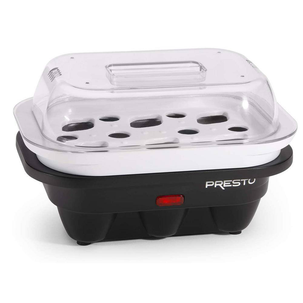 Presto Black and White Electric 6-Egg Cooker