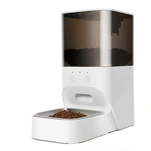 Automatic Cat Feeder, Timed Cat Feeder with APP Control, Dog Food Dispenser with Lock Lid, 30 s Voice Recorder