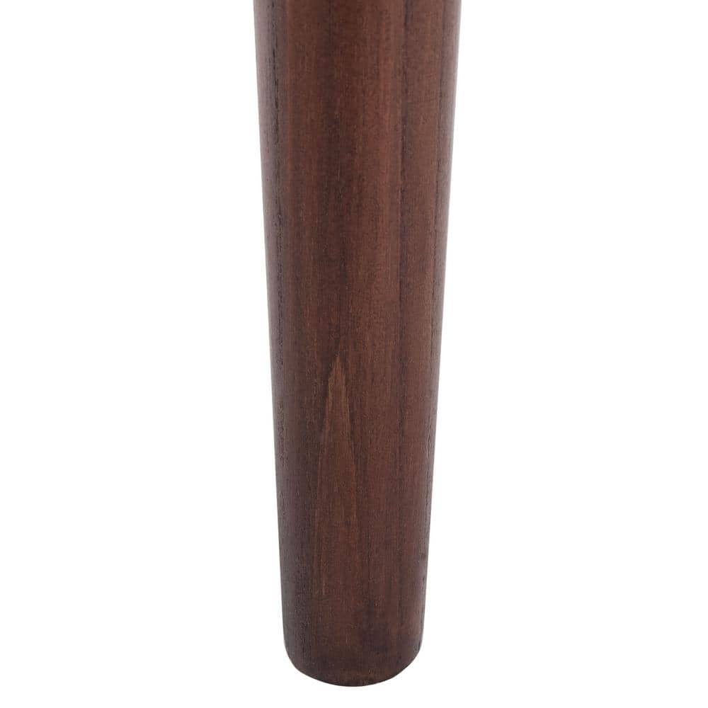 Transitional Brown Cowhide Leather Weave 47" Bench