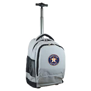 MLB Houston Astros 19 in. Gray Wheeled Premium Backpack