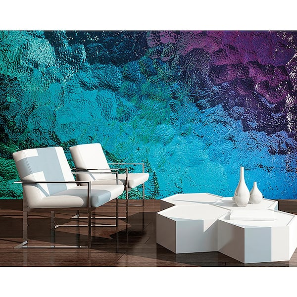Brewster Colored Glass Wall Mural
