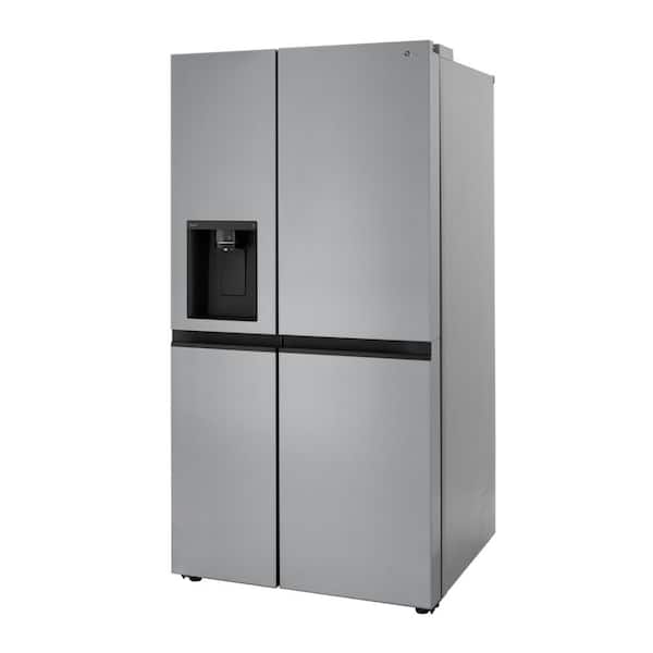 27 cu. ft. Side by Side Smart Refrigerator w/ Craft Ice, External Ice and Water Dispenser in PrintProof Stainless Steel
