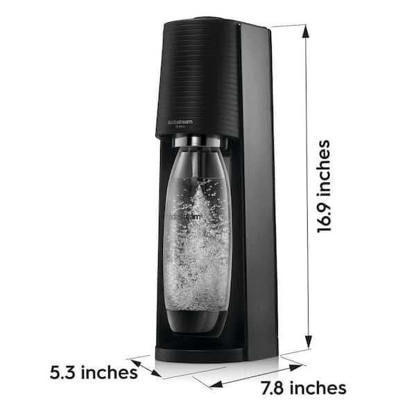 SodaStream Terra machine eau gazeuse noir + 2 bouteilles