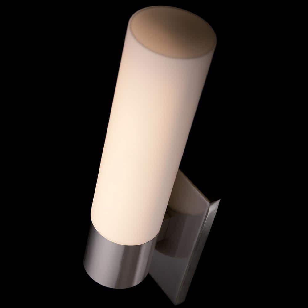 Modern 18" Brushed Nickel LED Vanity Sconce for Outdoor Use