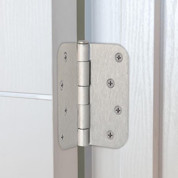 New KS Hardware Self Closing Spring Hinge | Automatic Door Hinges with  Complete Installation Hardware | 4 X 4 with 1 Square & 5/8 Radius  Corners 
