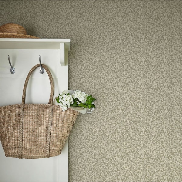 Laura Ashley Nutgrove Lichen Wallpaper