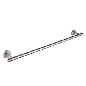 27 in. Wall Mount Stainless Steel Towel Bar in Brushed