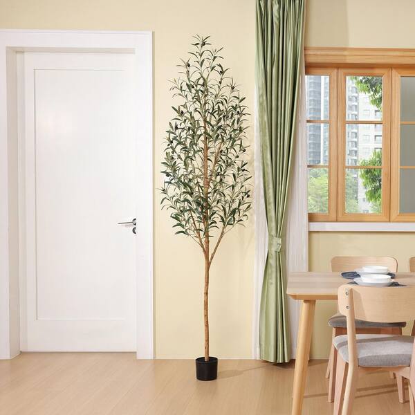 Home Decor Fake Olive Tree Artificial Olive Tree 4ft - Faux Indoor Tree ...